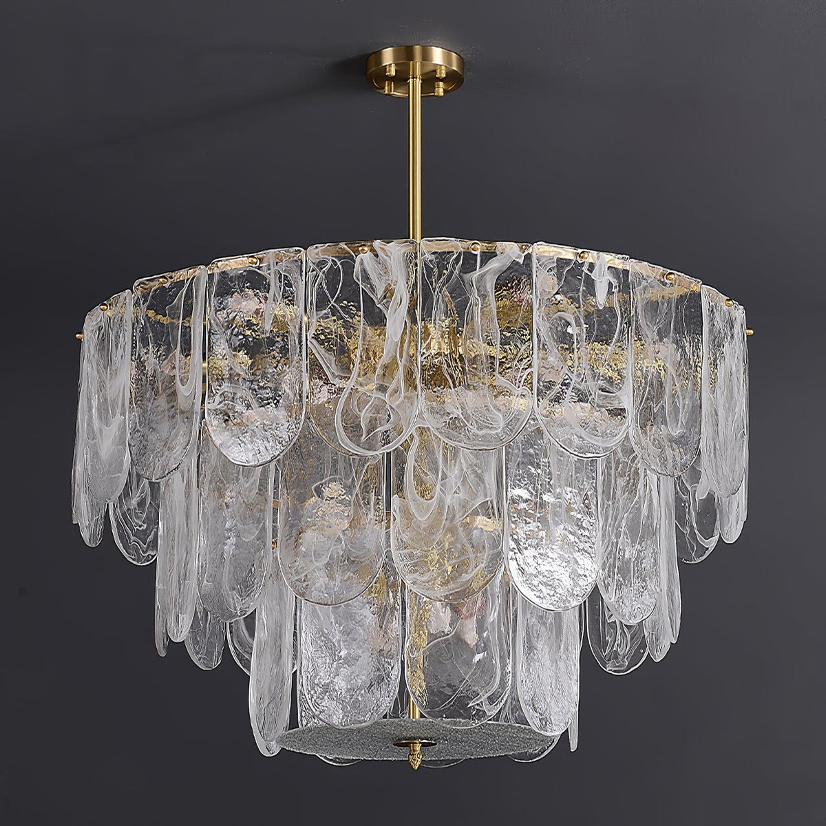 Lustra Chandelier Clásica Tradicional de Cristal