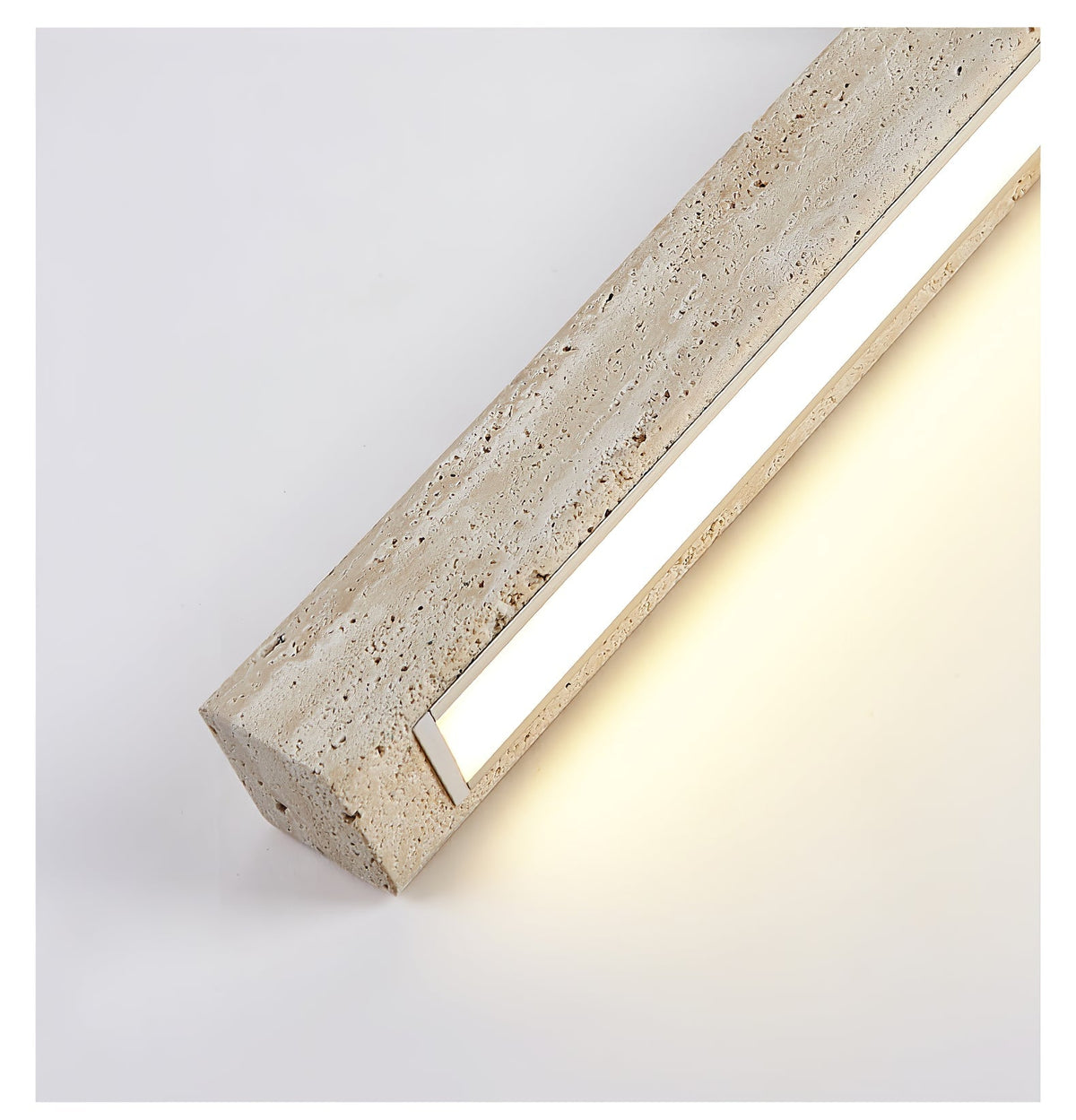 Orvenarae Luz Techo Lineal Minimalista Travertino