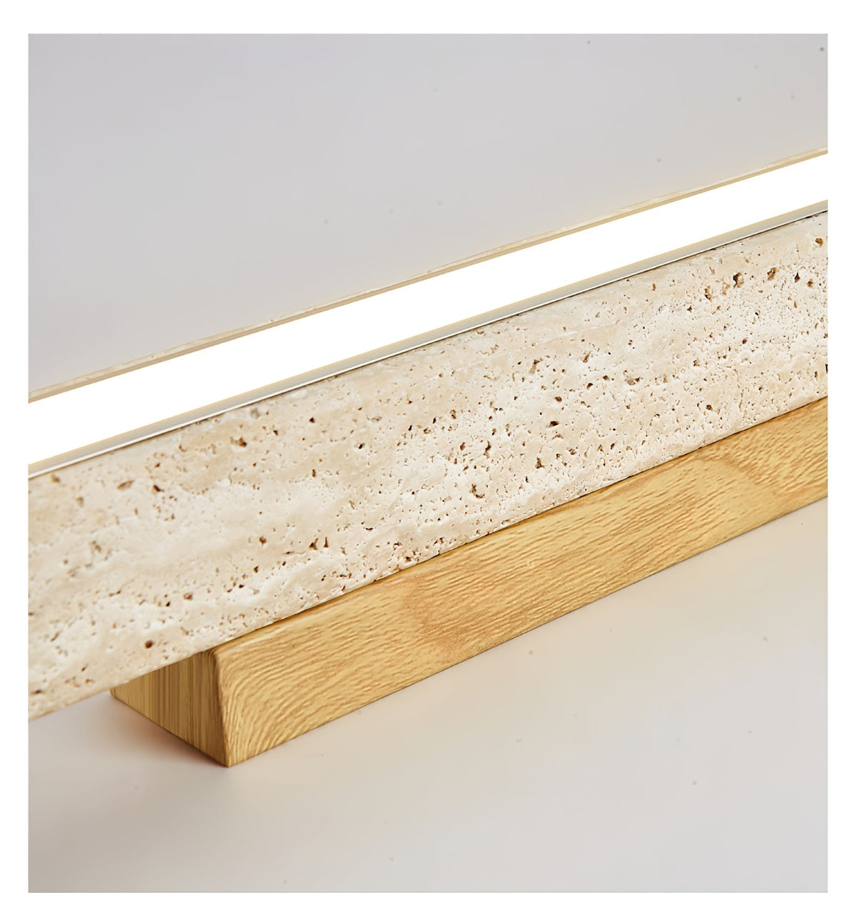 Orvenarae Luz Techo Lineal Minimalista Travertino
