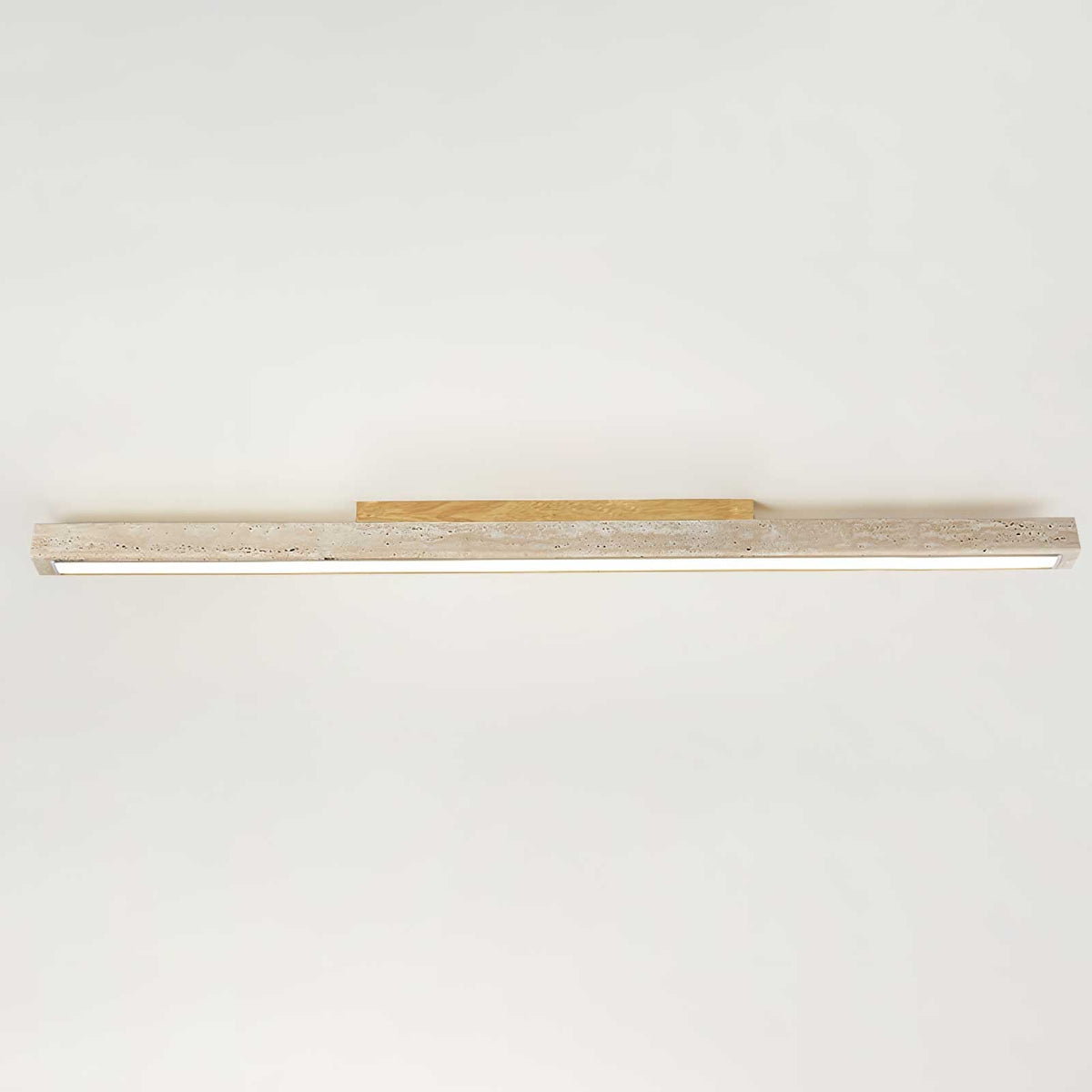 Orvenarae Luz Techo Lineal Minimalista Travertino