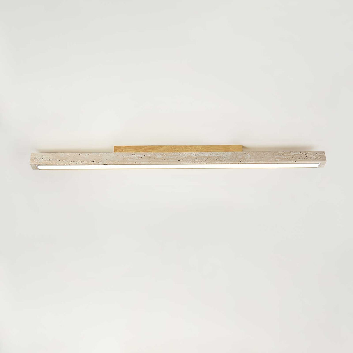 Orvenarae Luz Techo Lineal Minimalista Travertino