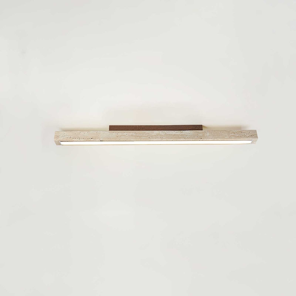 Orvenarae Luz Techo Lineal Minimalista Travertino