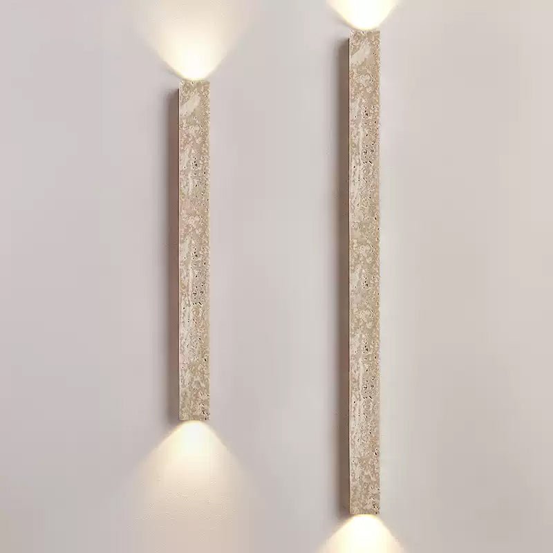 Elian aplique de pared en travertino