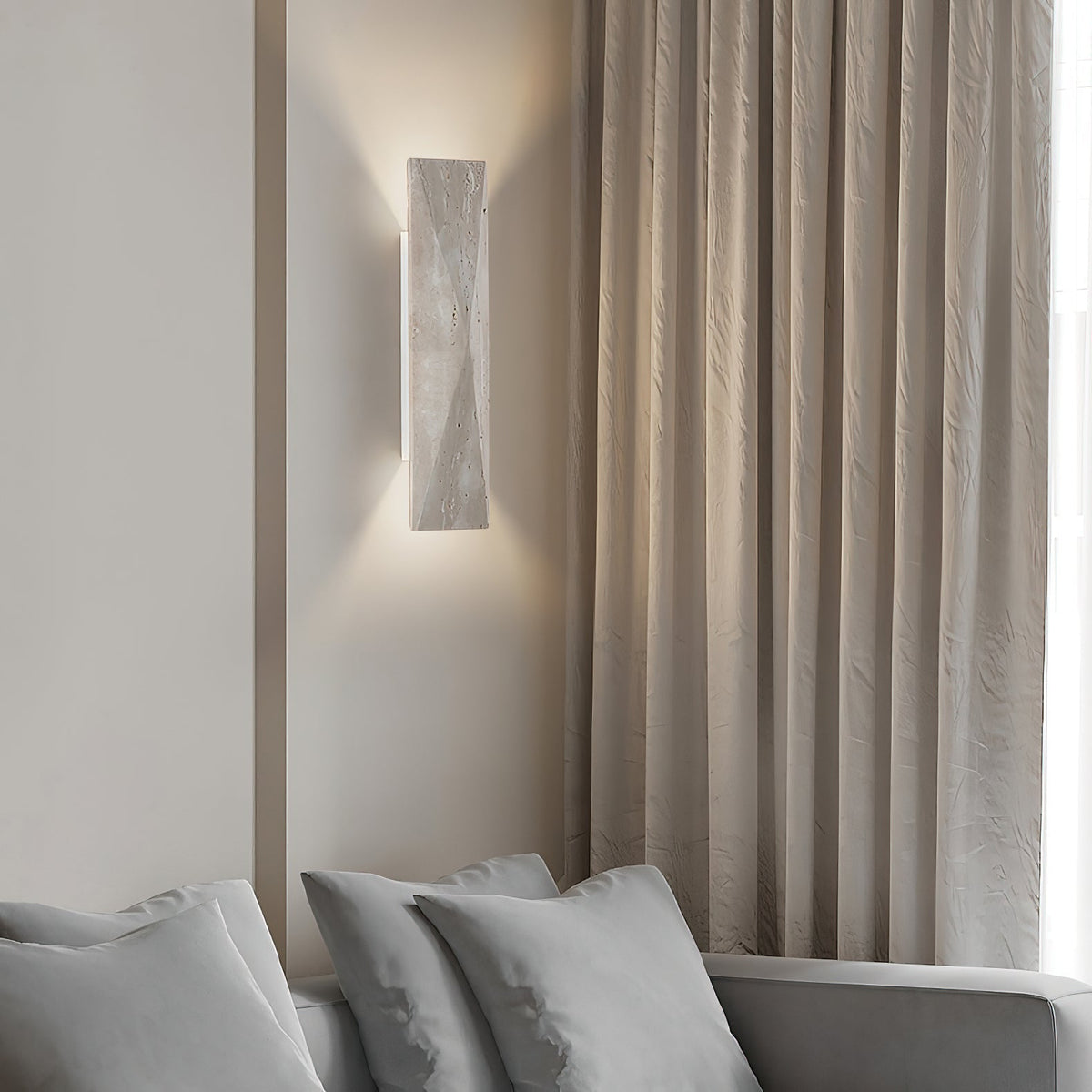 Taveenne aplique de pared travertino