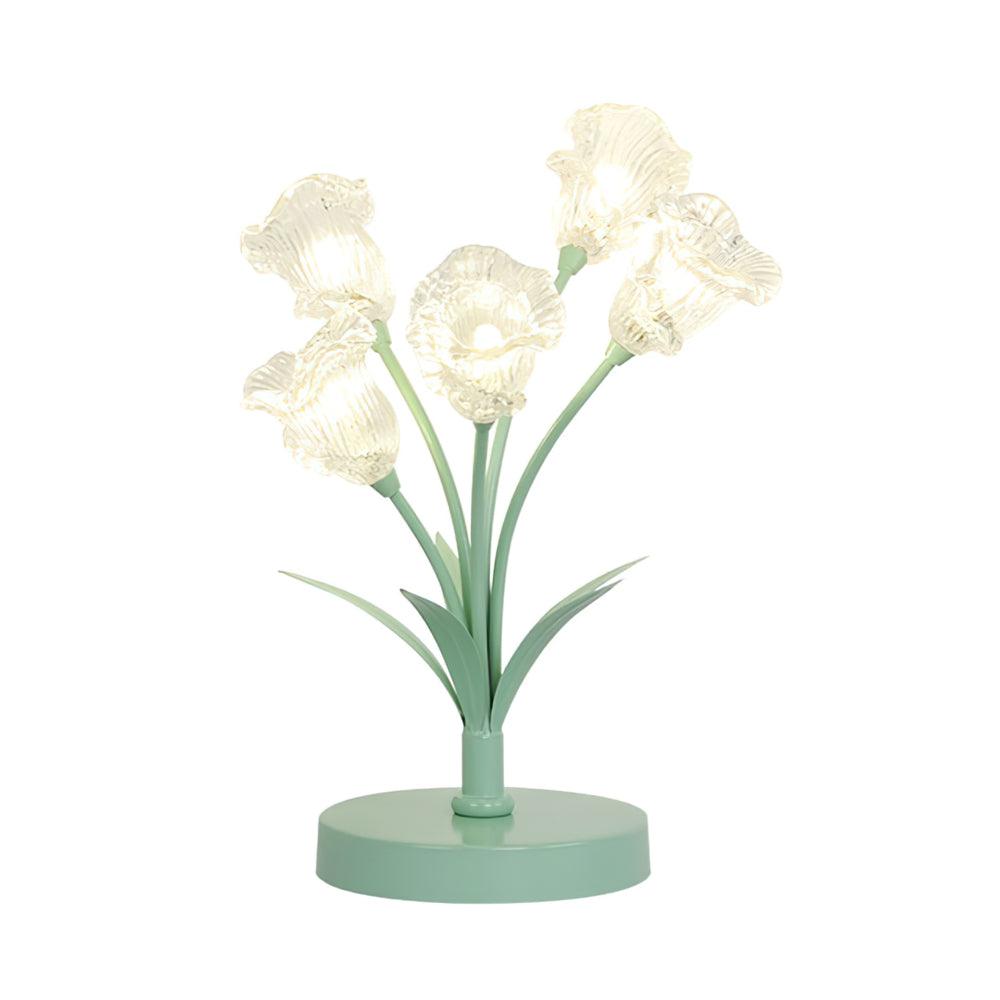 Aurdoril lámpara de mesa de vidrio whimsical