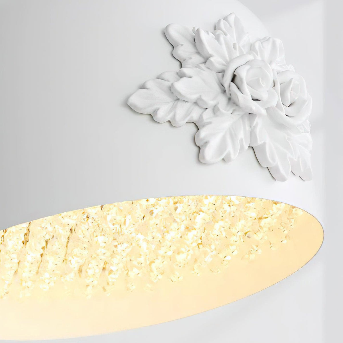 Solstice aplique de pared minimalista de resina
