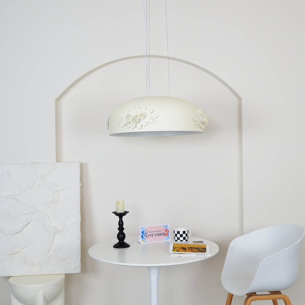 Vilaeos aplique de pared minimalista de resina