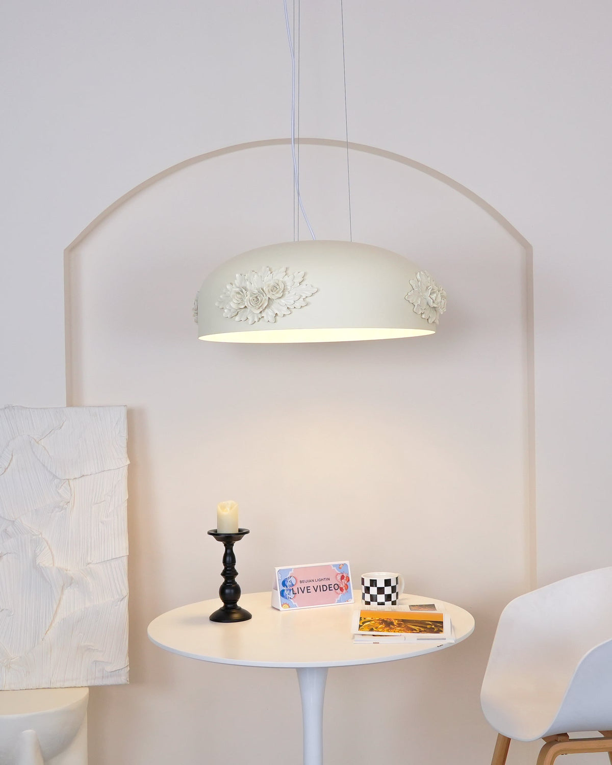Vilaeos aplique de pared minimalista de resina