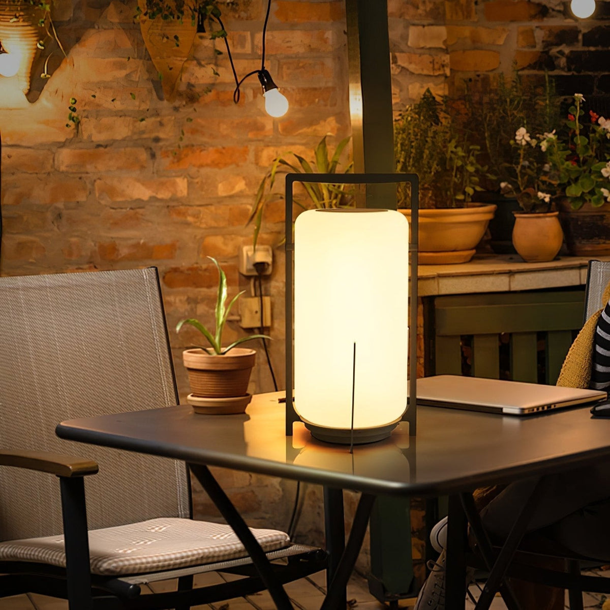 Jave lámpara de mesa exterior solar