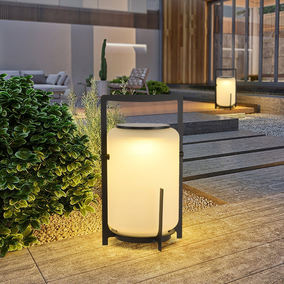 Jave lámpara de mesa exterior solar