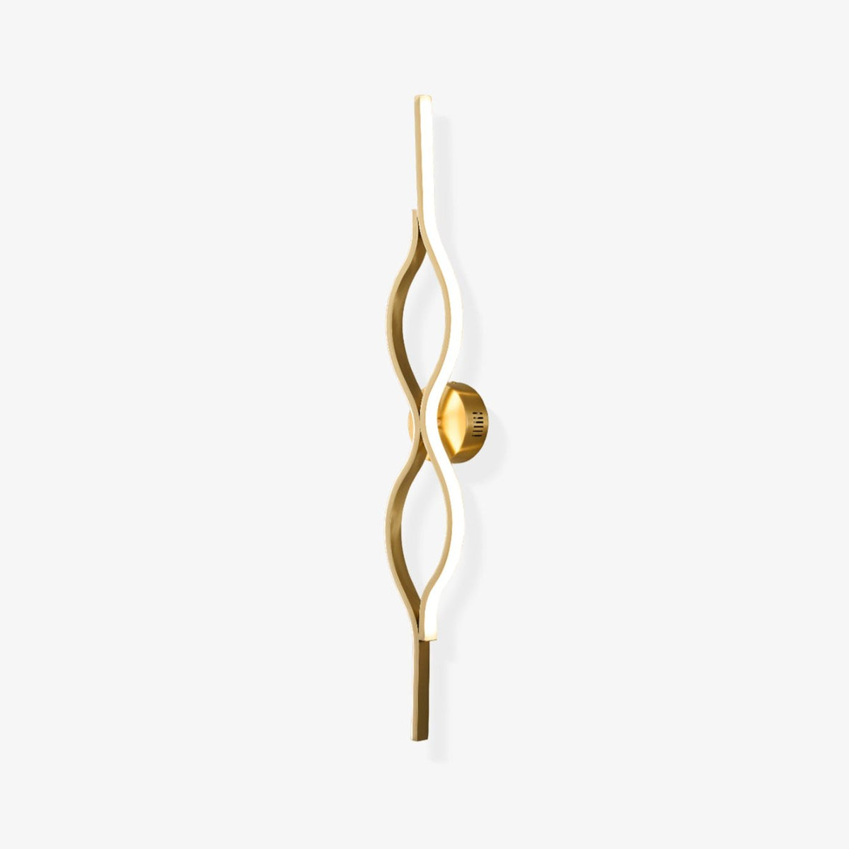 Myvenen aplique de pared de estilo clásico Twist en latón