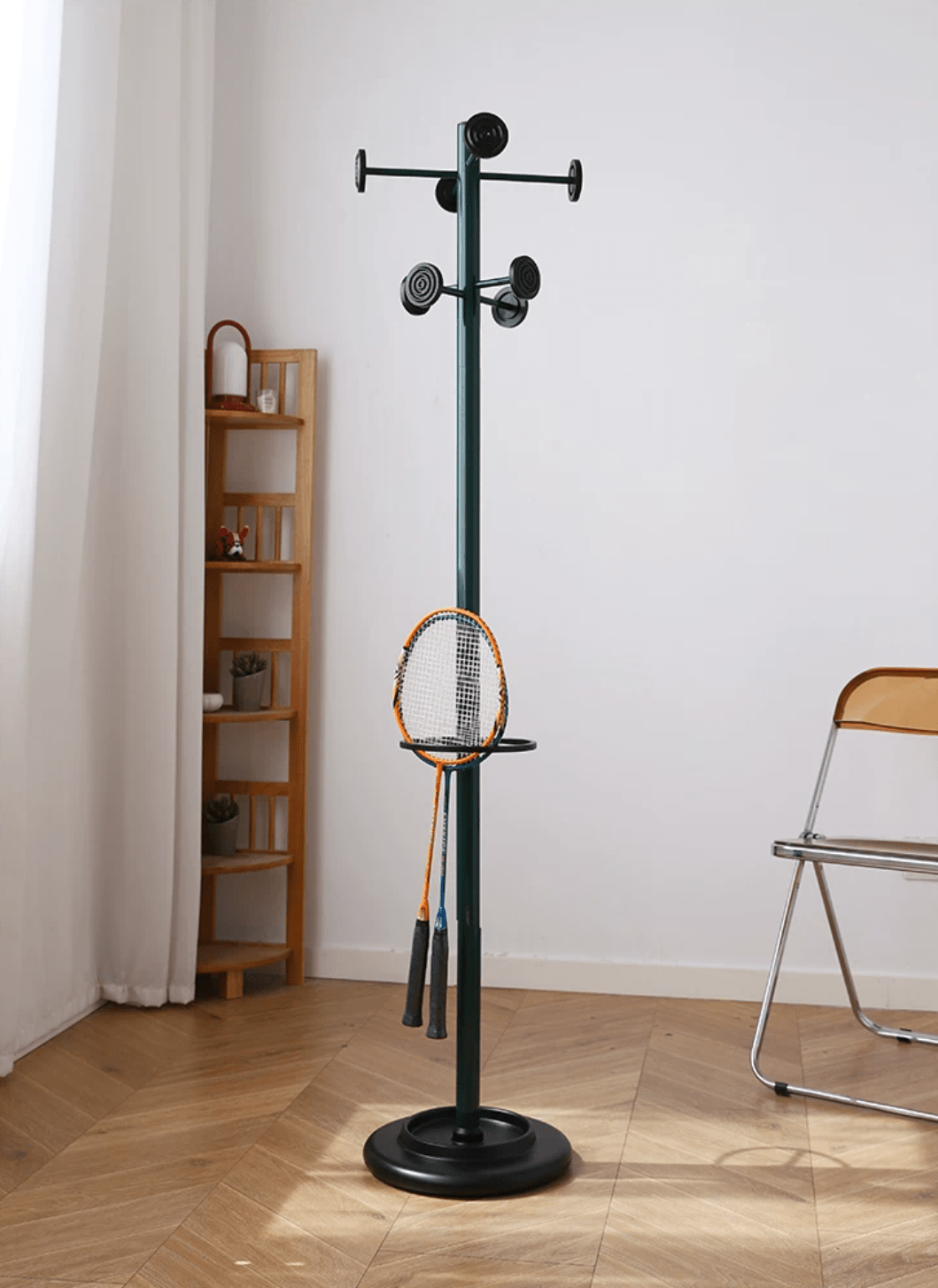 Rufian Soporte para sombrillas con perchero