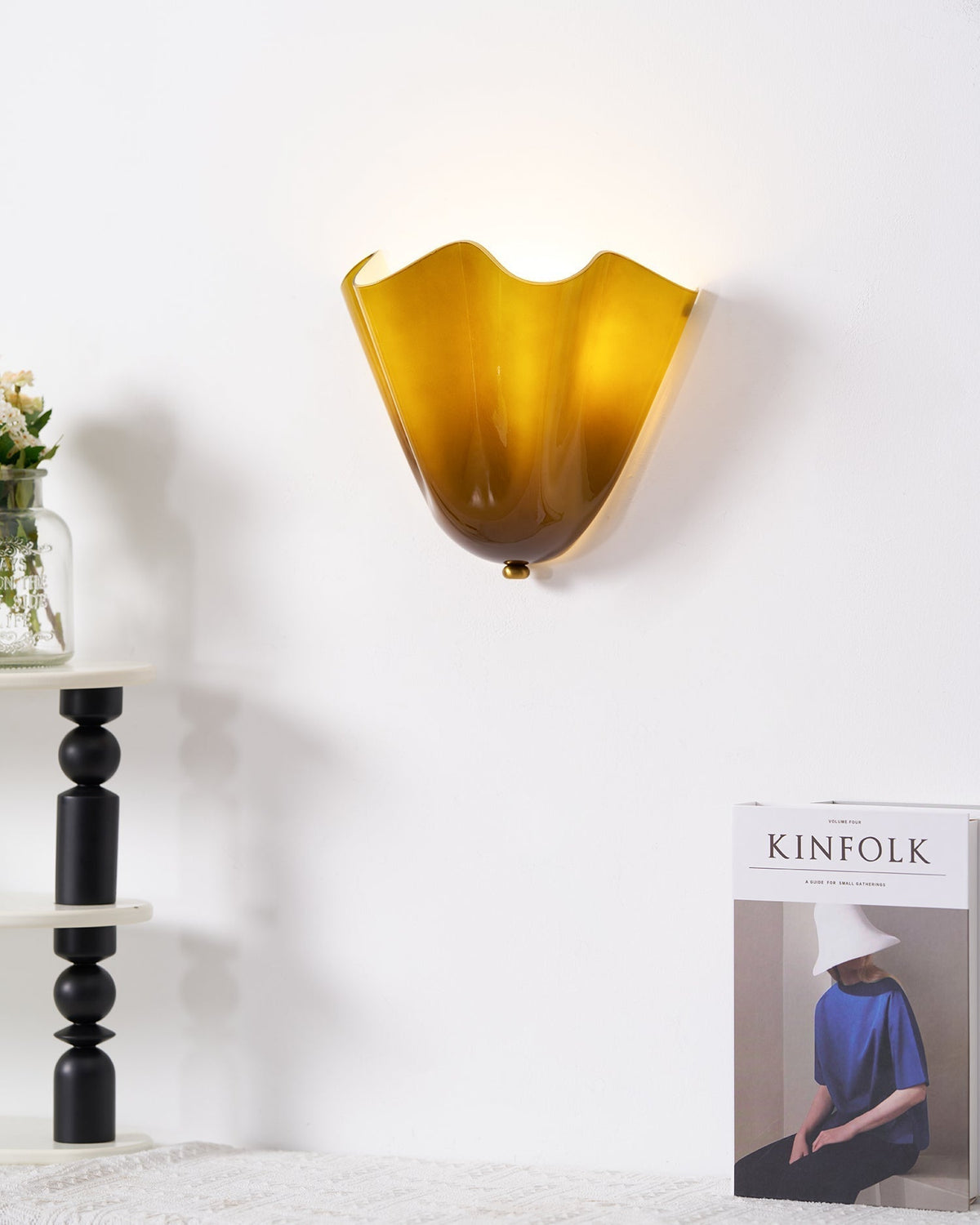 Renenielle aplique de pared con curvas suaves