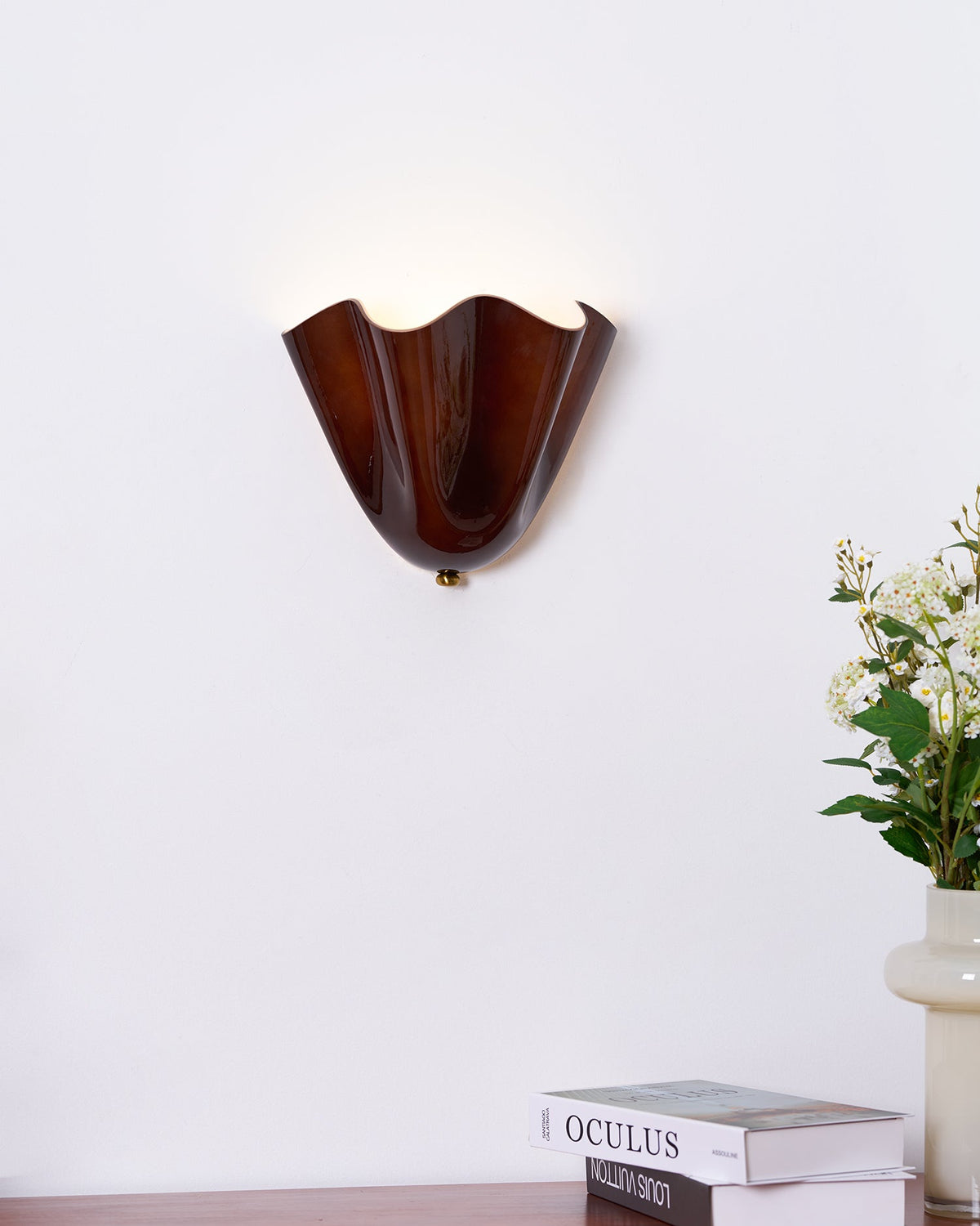 Renenielle aplique de pared con curvas suaves