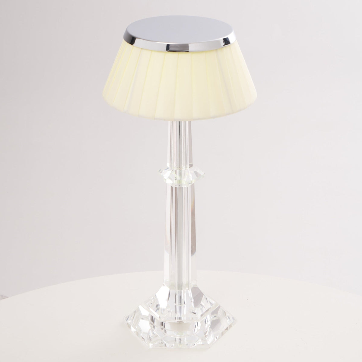 Haloza lámpara de mesa de lujo en tejido