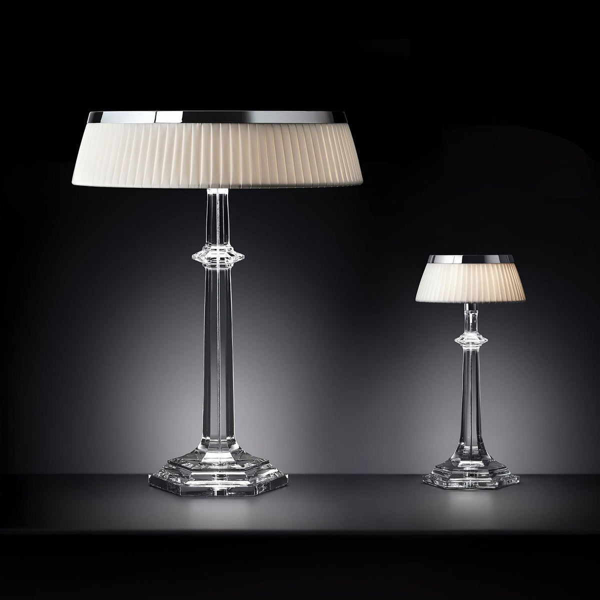 Haloza lámpara de mesa de lujo en tejido