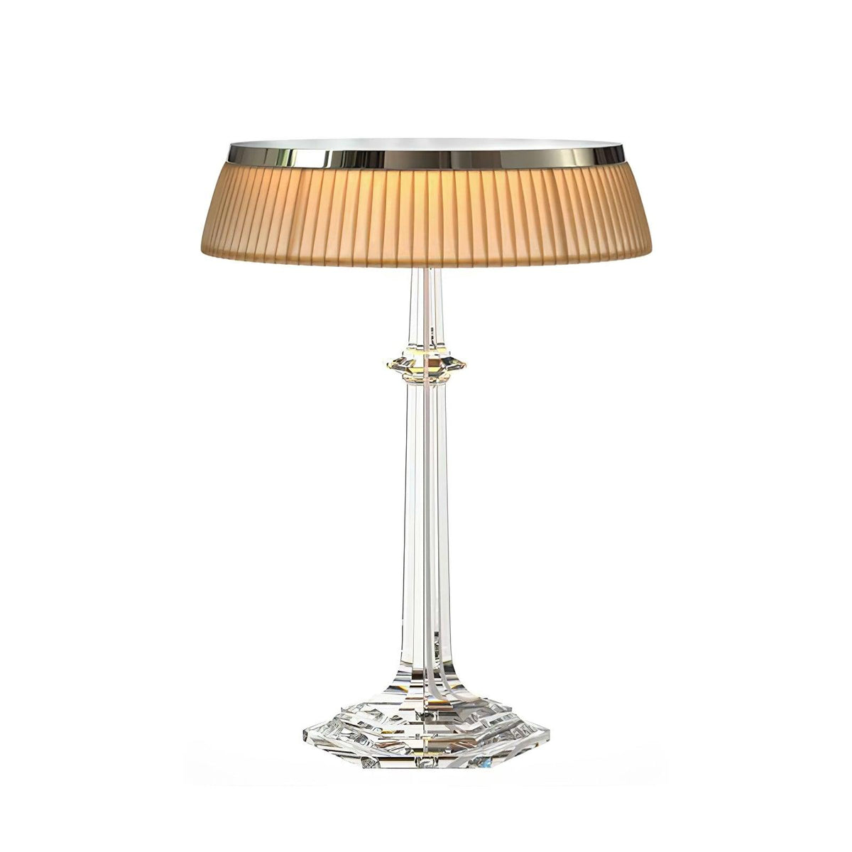 Haloza lámpara de mesa de lujo en tejido