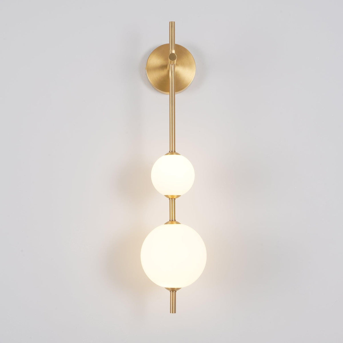 Ilraeia aplique de pared con globo vertical enchufable