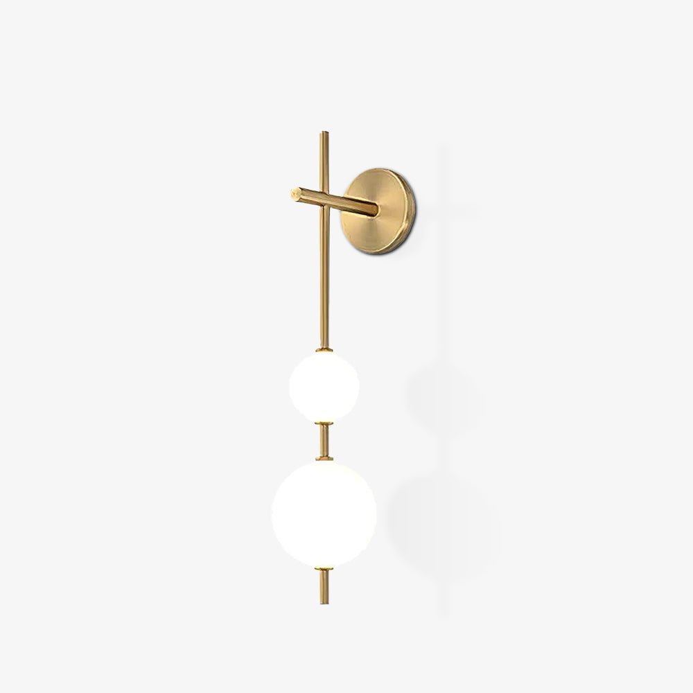 Ilraeia aplique de pared con globo vertical enchufable