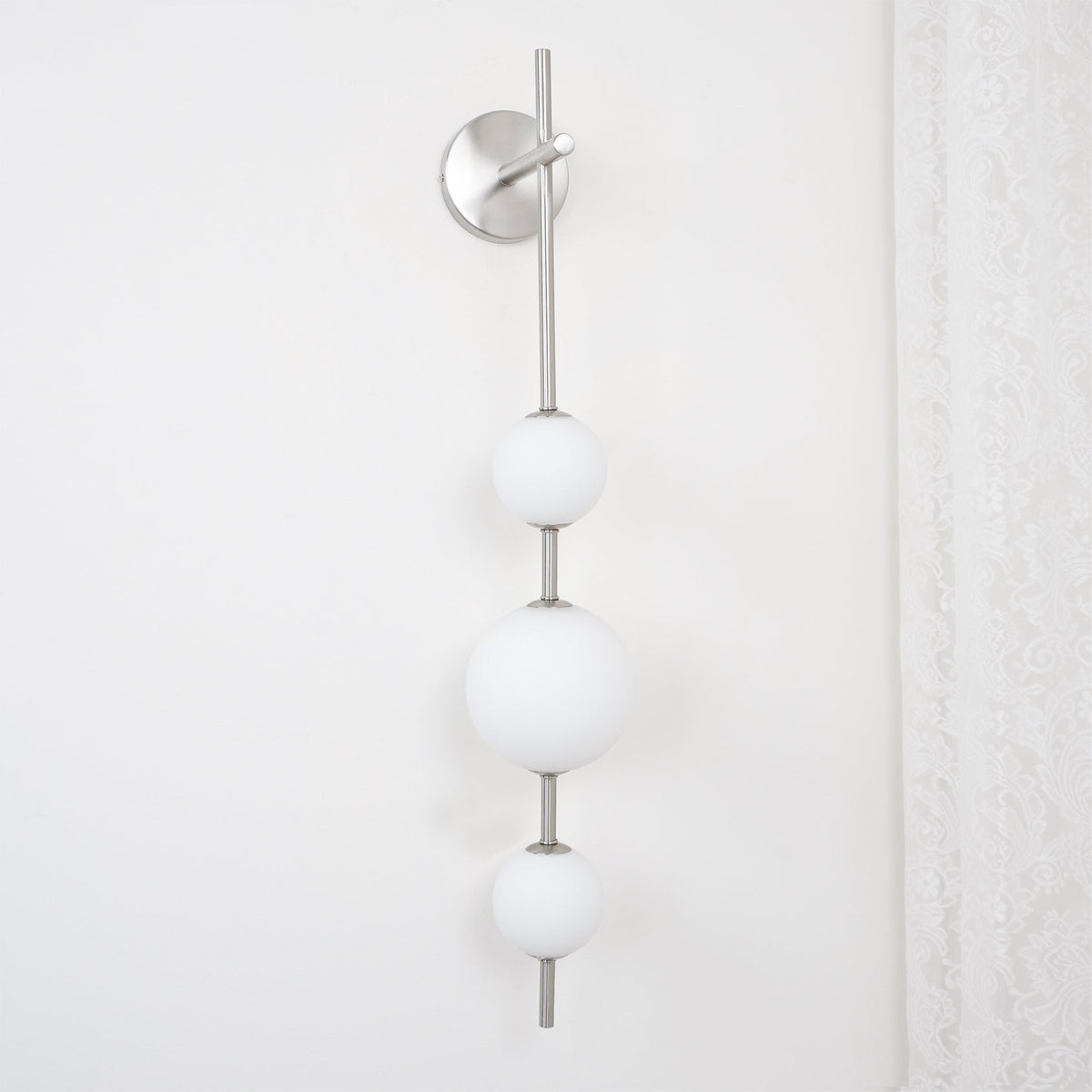 Ilraeia aplique de pared con globo vertical enchufable