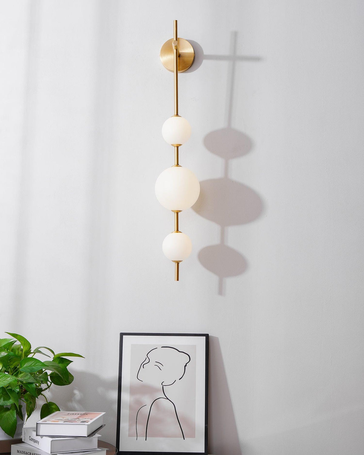 Miriiella aplique de pared Vertical esfera minimalista
