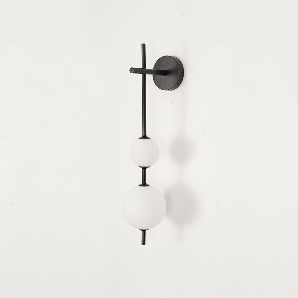 Ilraeia aplique de pared con globo vertical enchufable