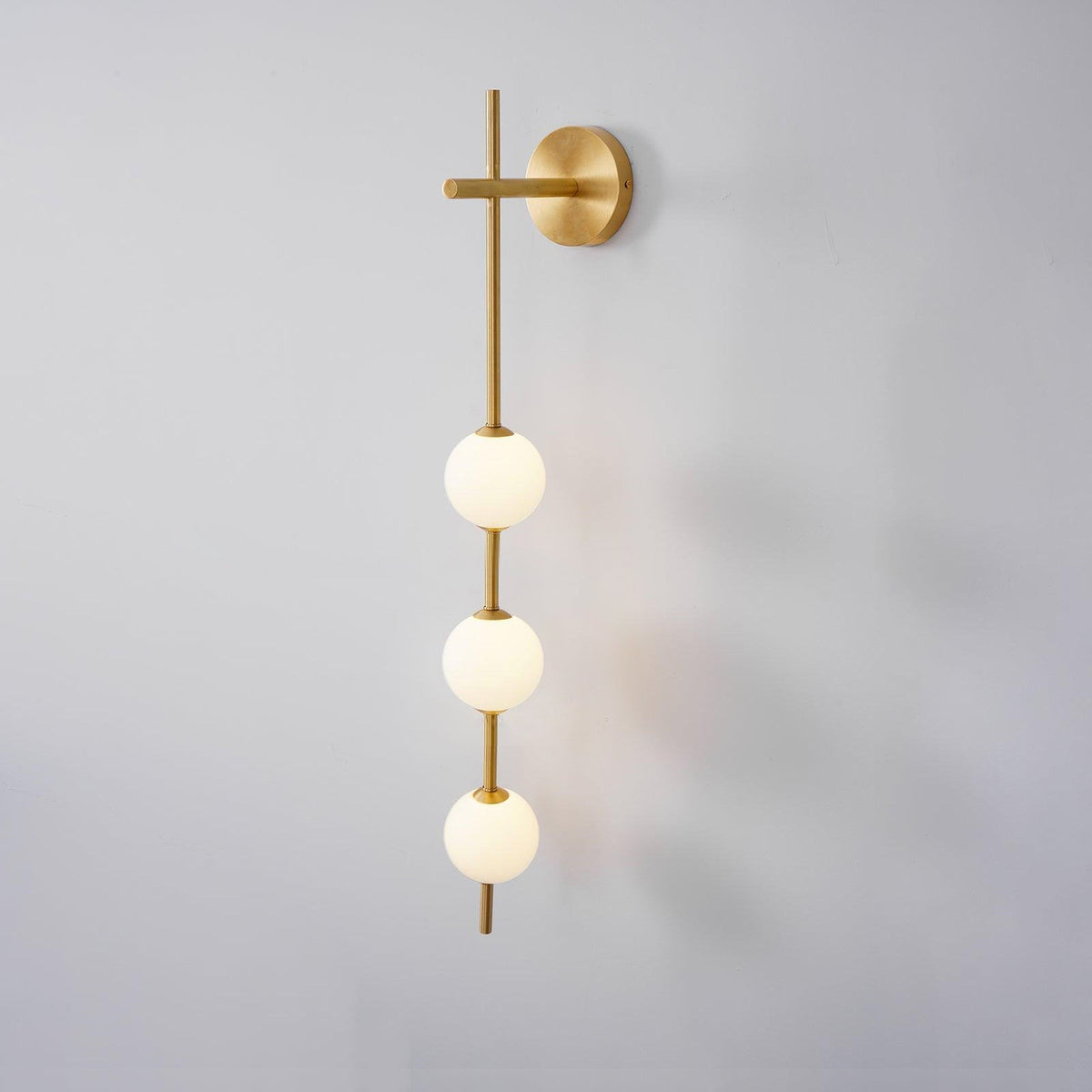 Ilraeia aplique de pared con globo vertical enchufable