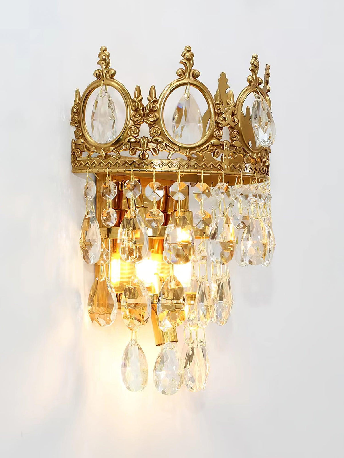 Ulliryra aplique de pared Vintage de cristal
