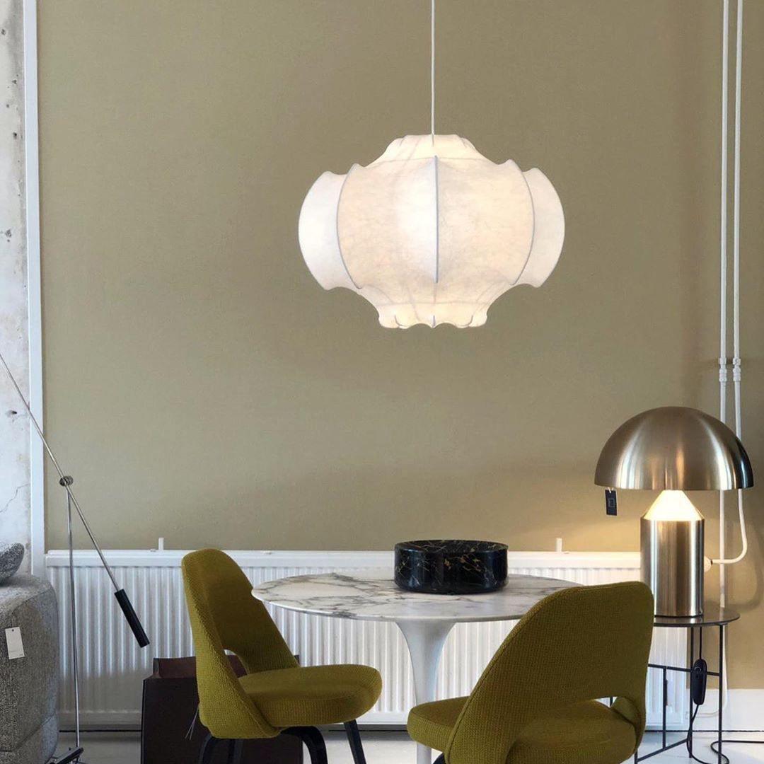 Lotus lámpara colgante minimalista de seda