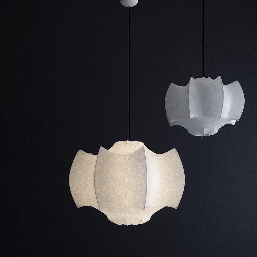 Lotus lámpara colgante minimalista de seda