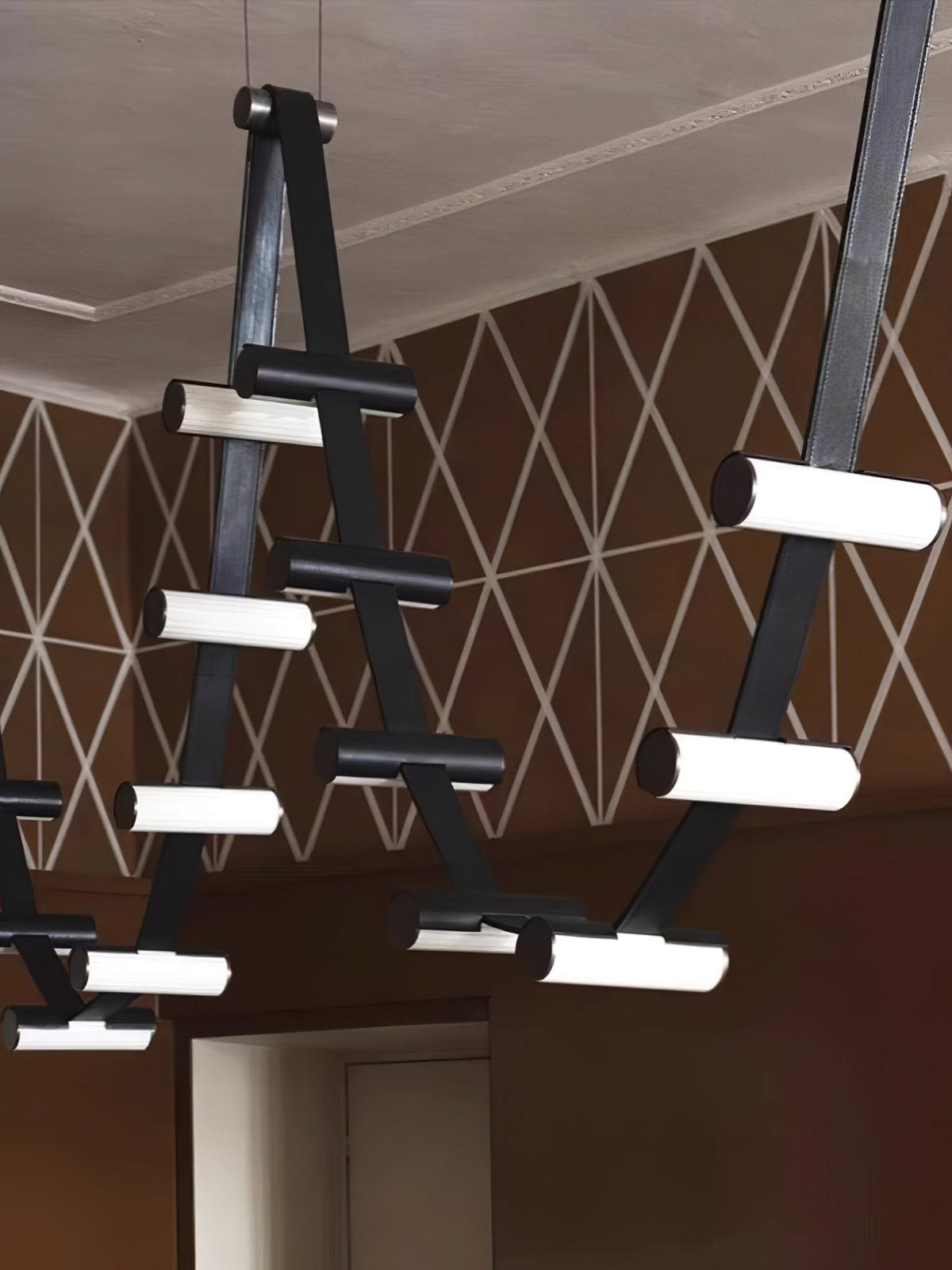 Flexura lámpara colgante modular con carril ajustable