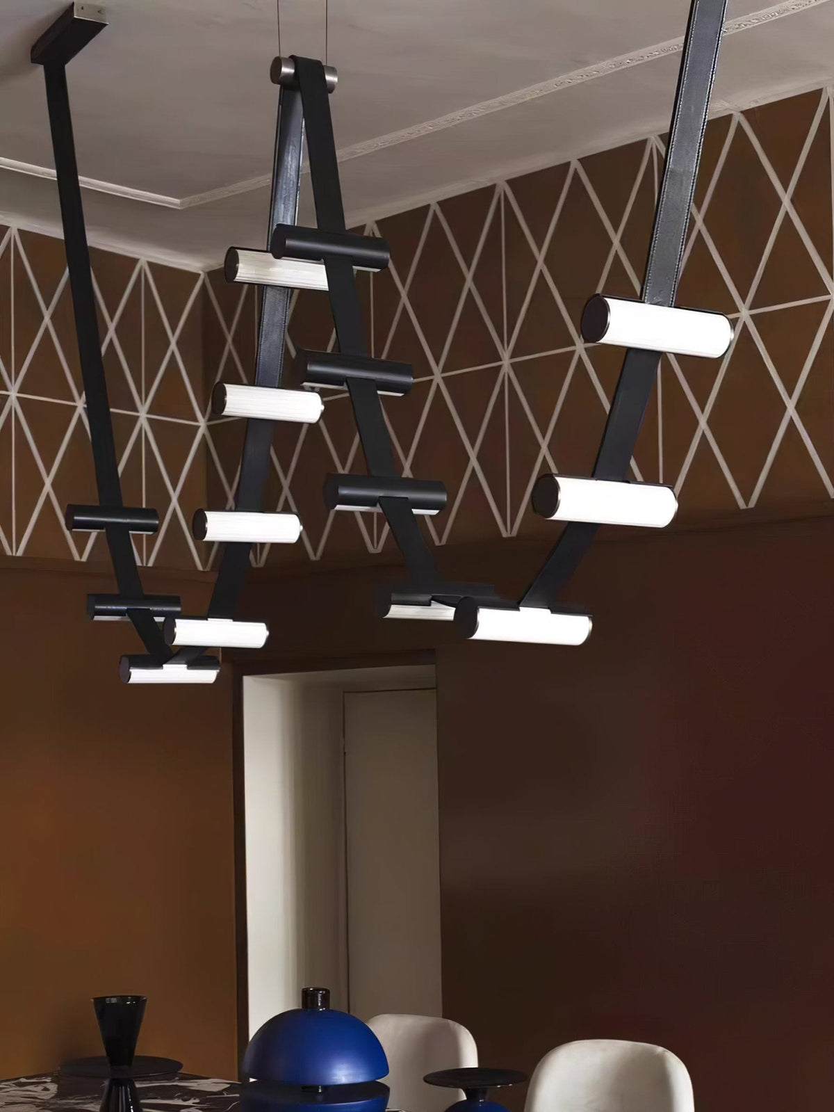 Flexura lámpara colgante modular con carril ajustable