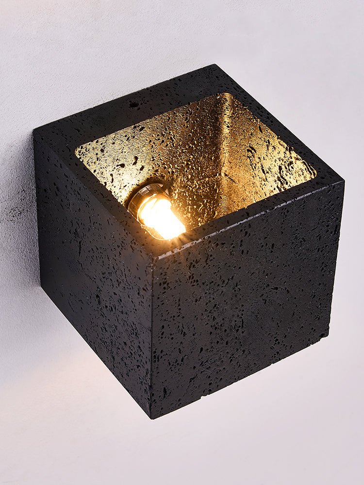 Valeise aplique de pared negro travertino