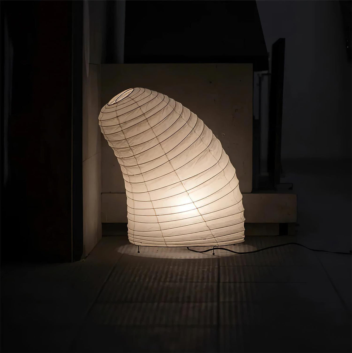 Tranquilux lámpara de mesa de papel inspirada en Japón