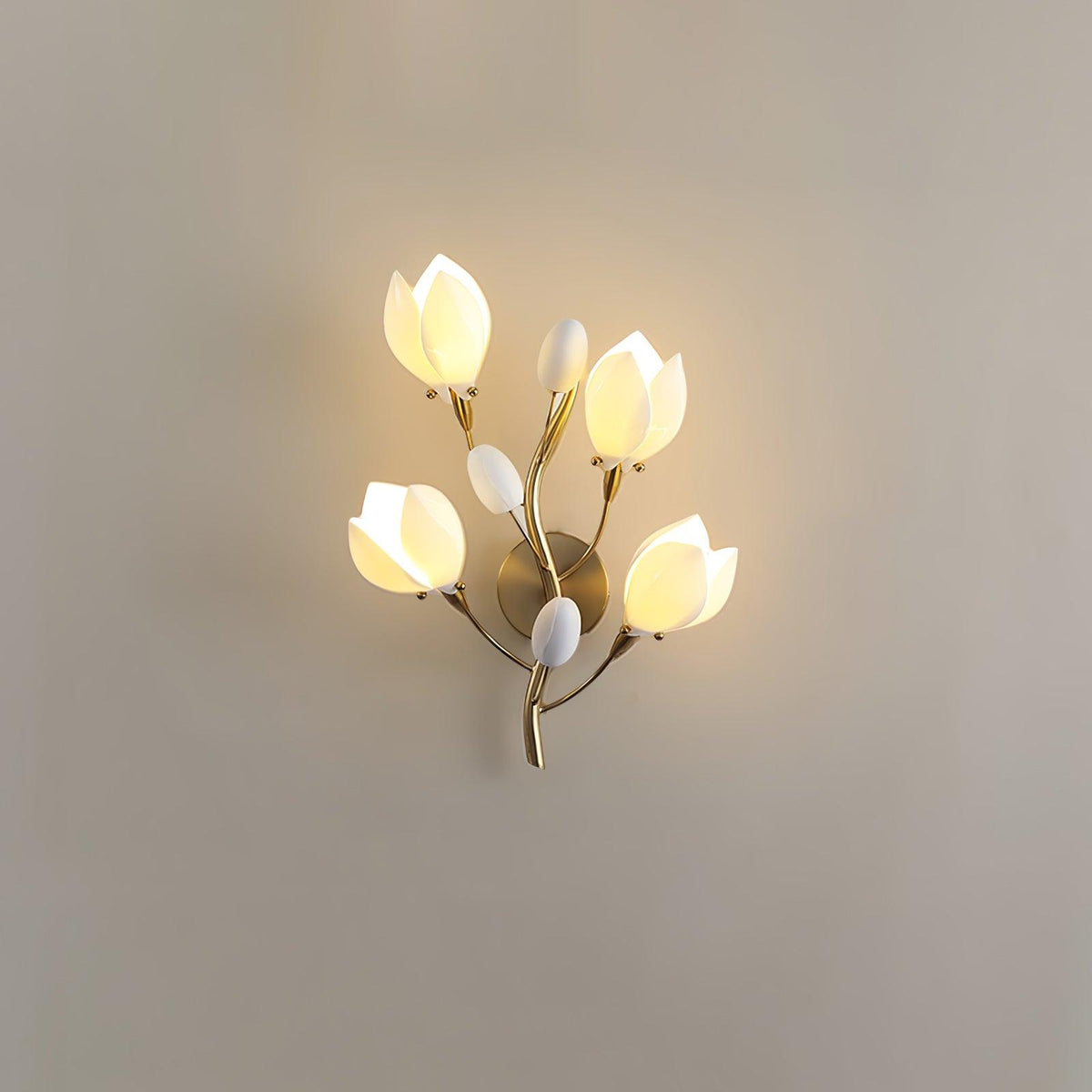 Dirixa aplique de pared Magnolia Elegancia en cerámica