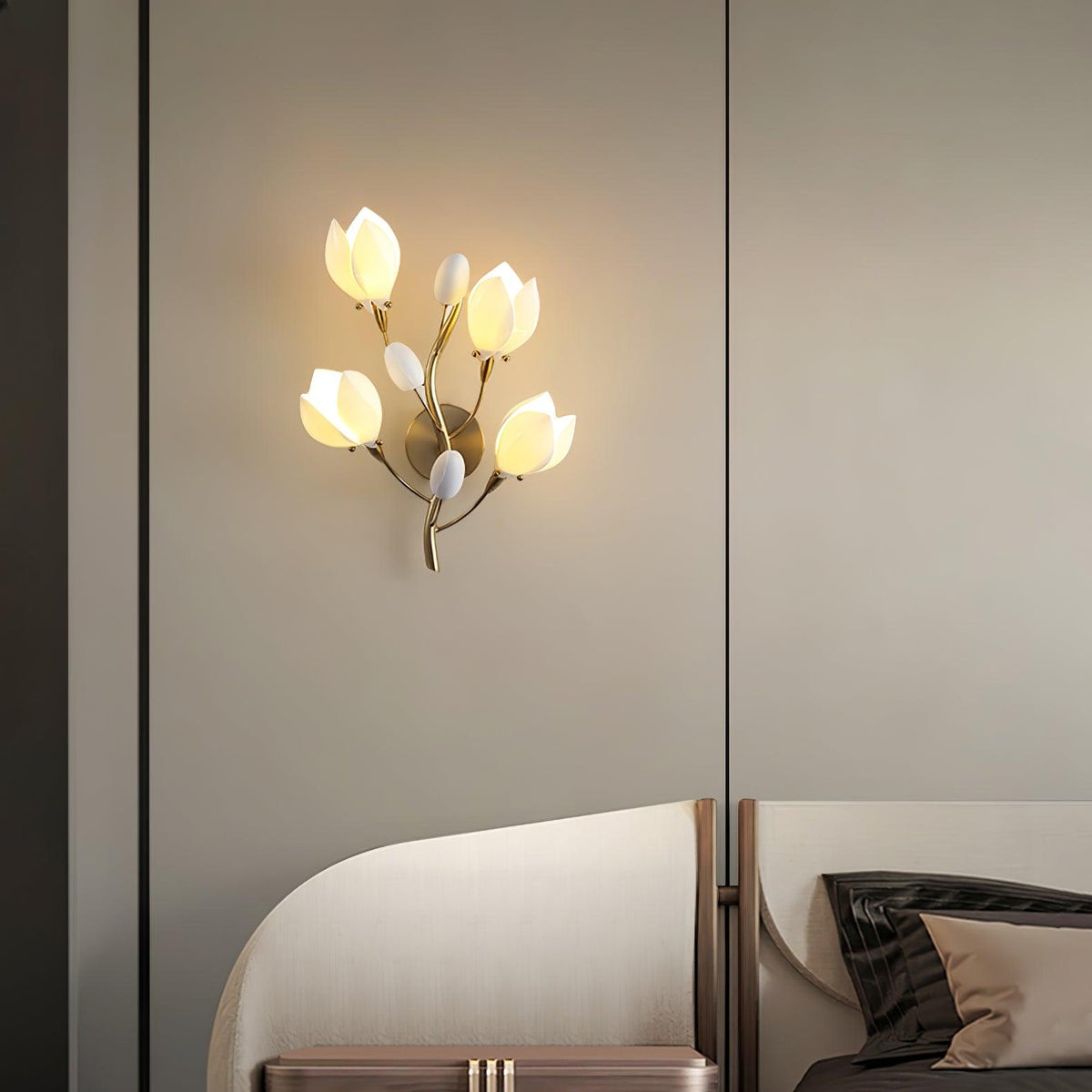 Dirixa aplique de pared Magnolia Elegancia en cerámica