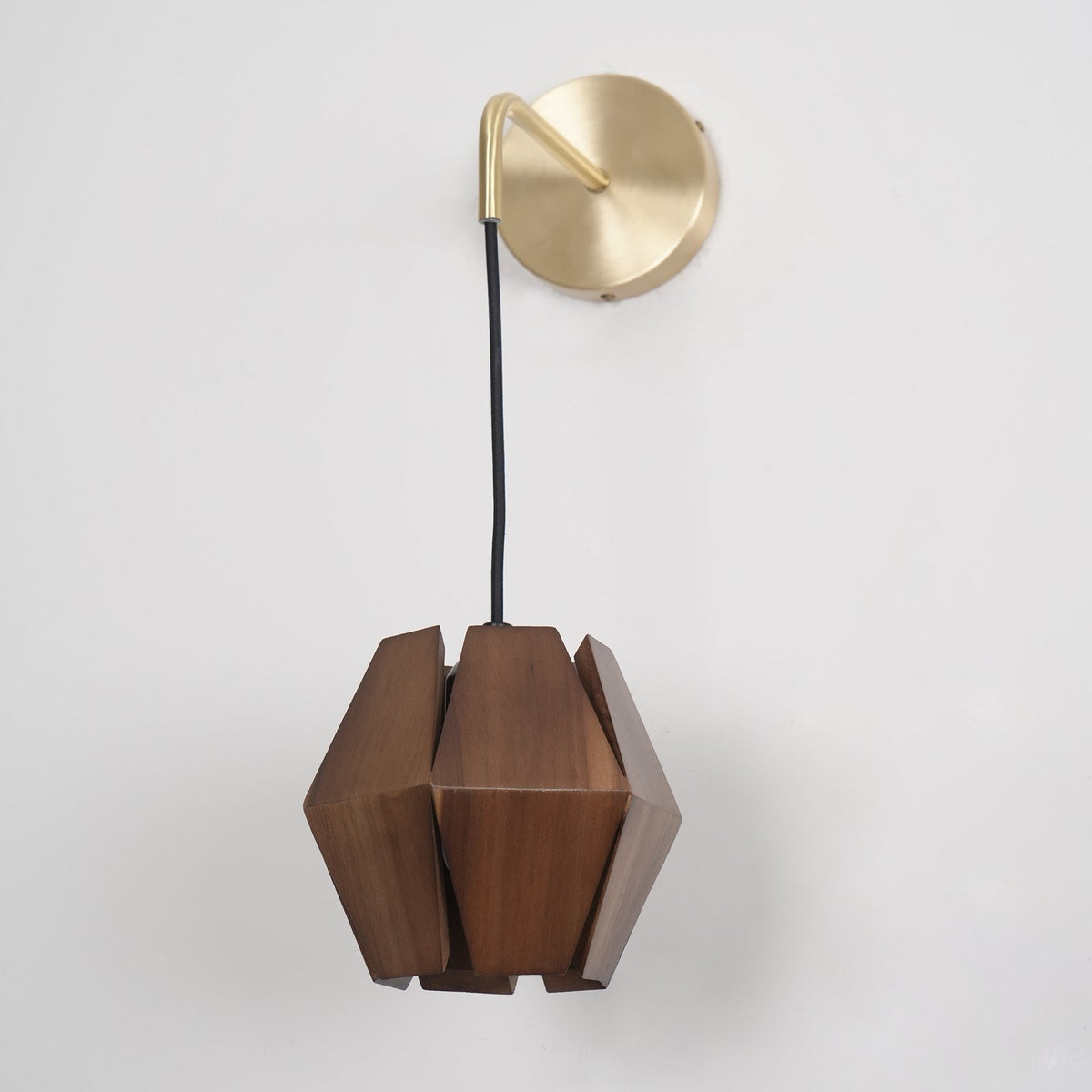 Aplique de pared Geométrico de madera minimalista nórdico