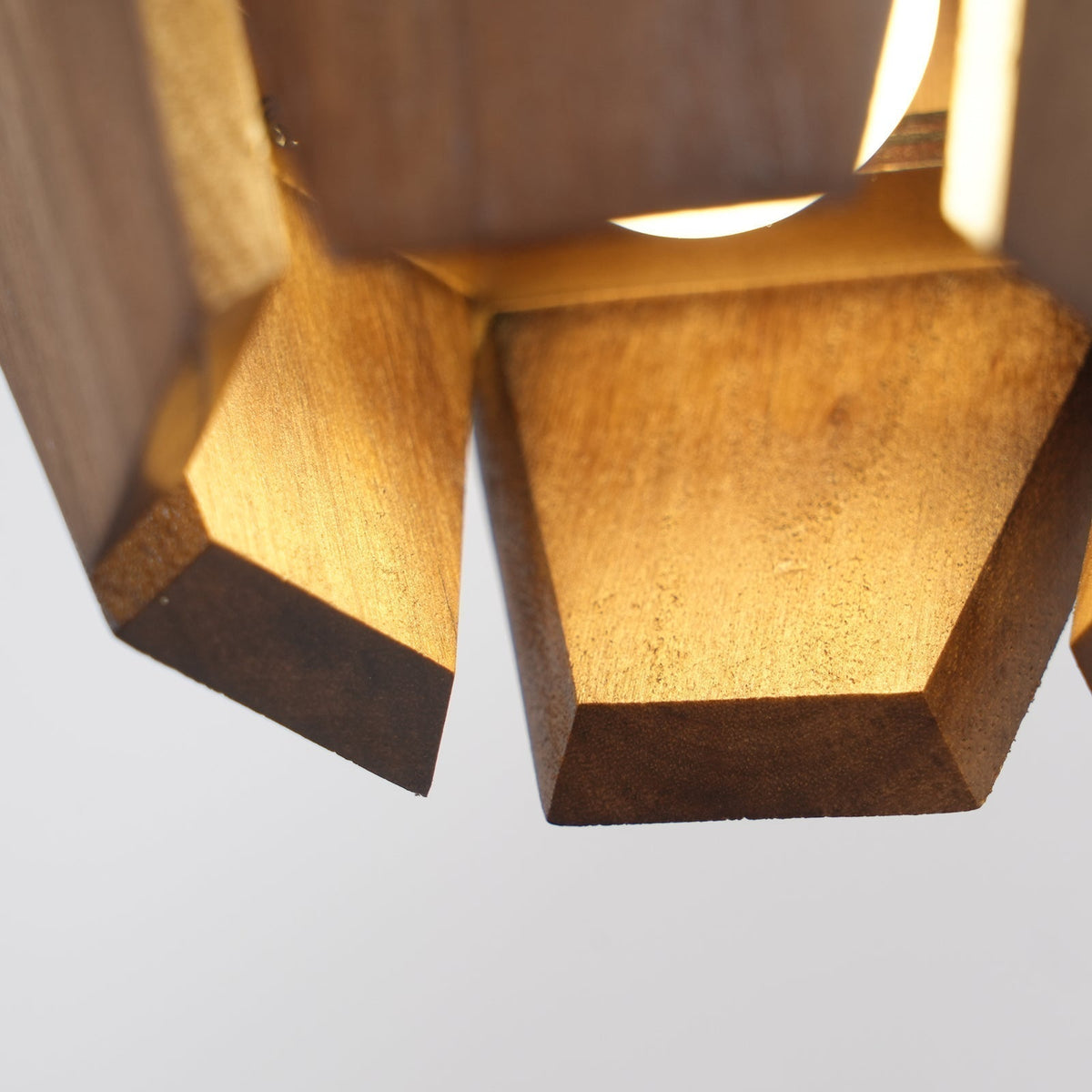 Aplique de pared Geométrico de madera minimalista nórdico