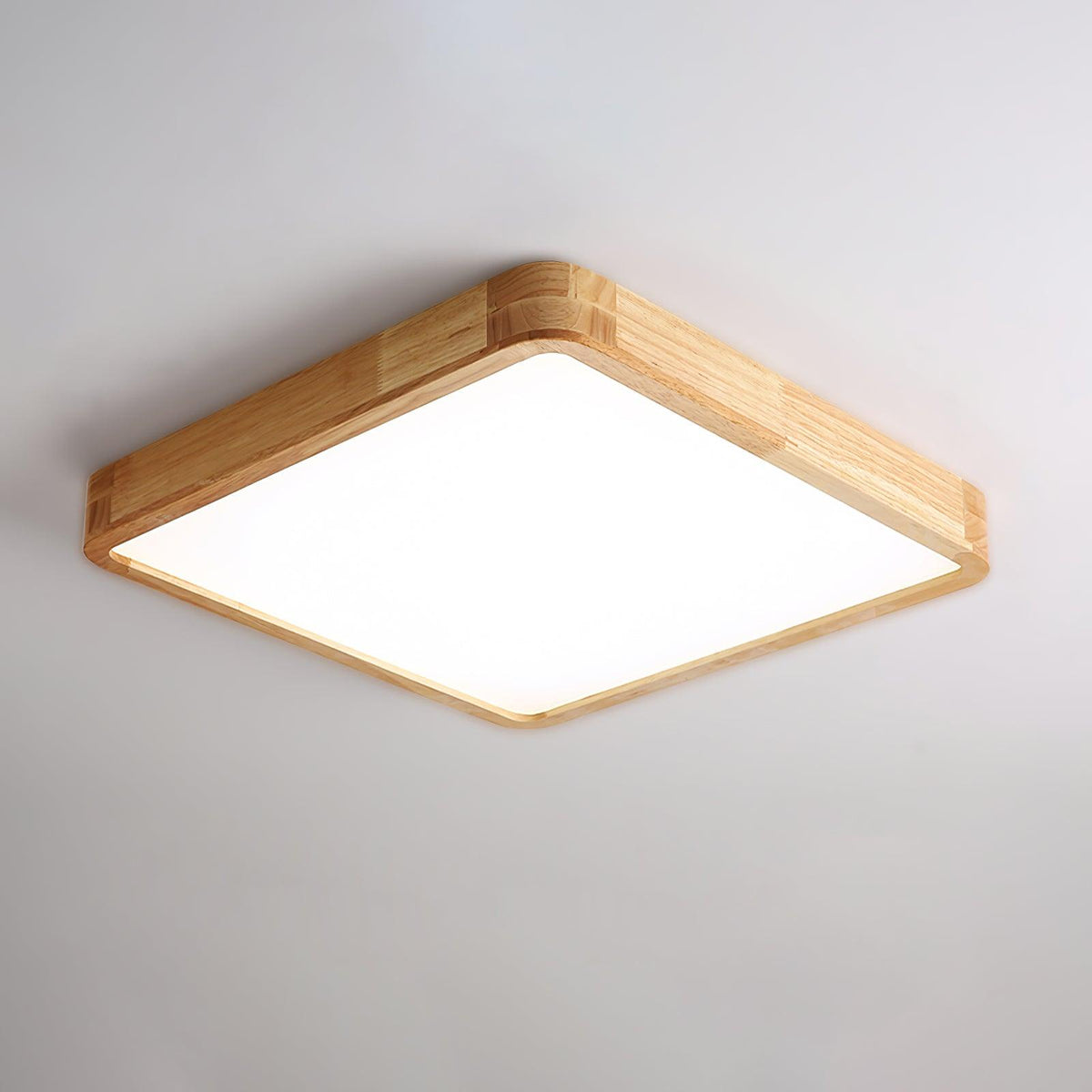 Aldalaya lámpara de techo Geométrica LED de madera