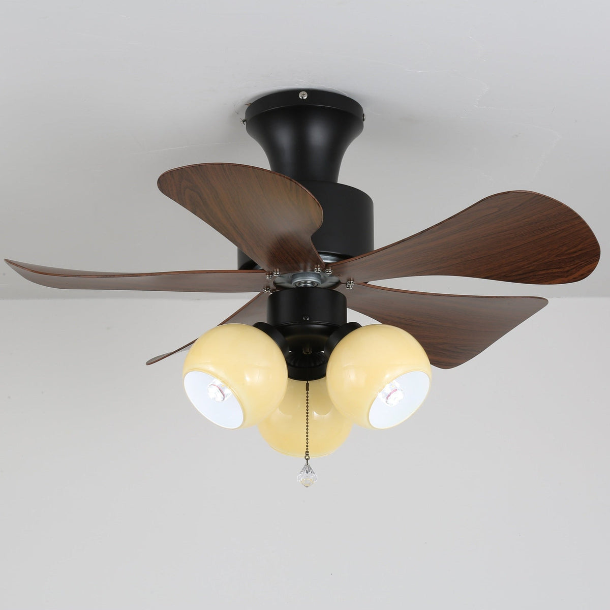 Rinania ventilador de techo con luz Vintage de madera
