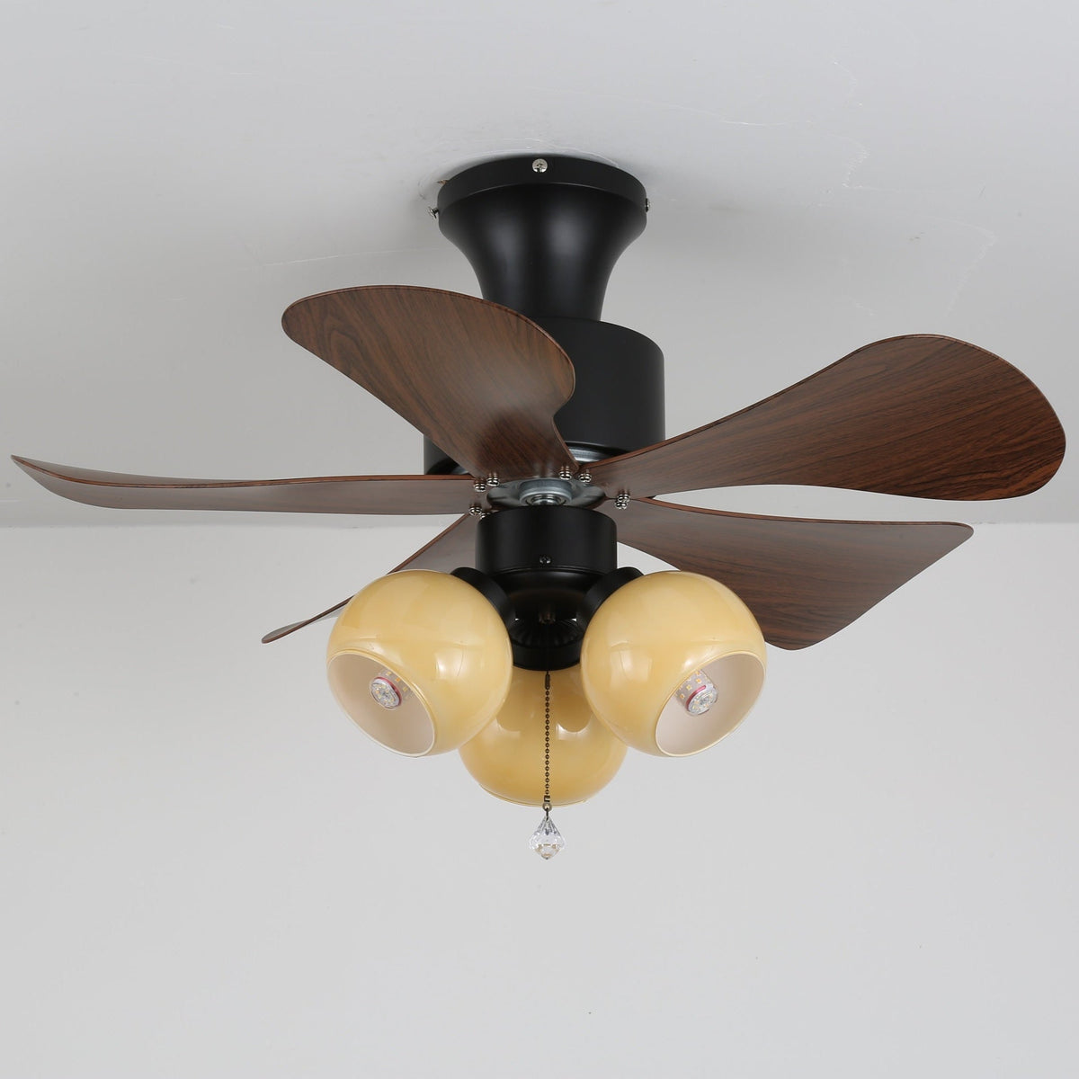 Rinania ventilador de techo con luz Vintage de madera