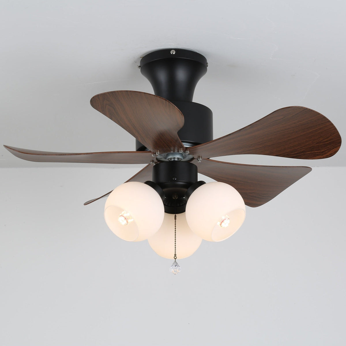 Rinania ventilador de techo con luz Vintage de madera