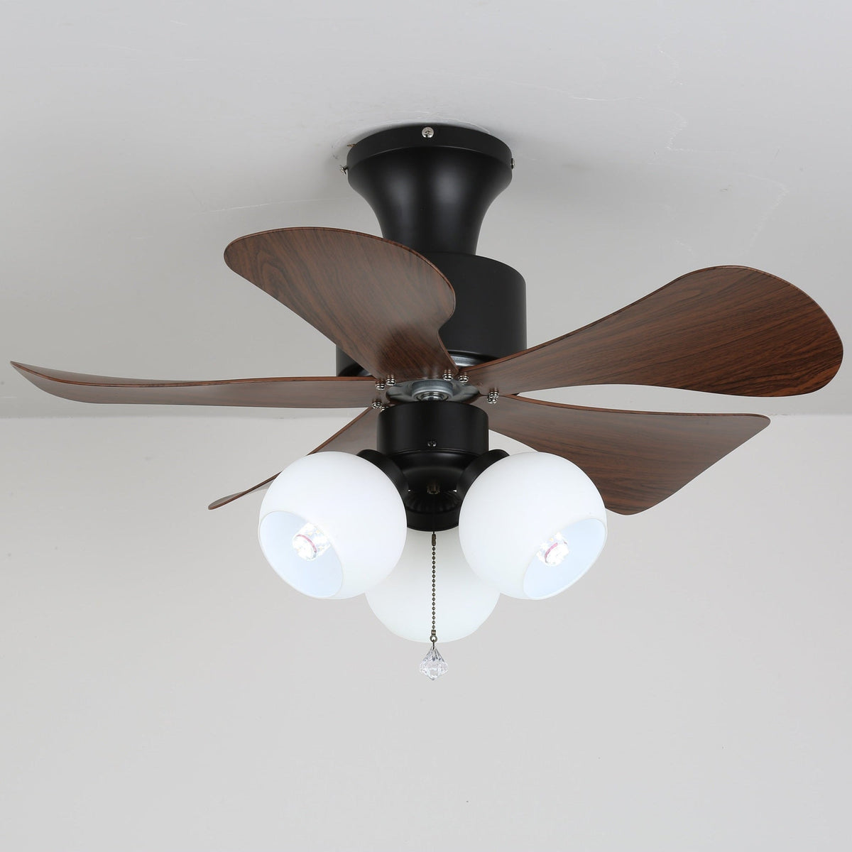 Rinania ventilador de techo con luz Vintage de madera
