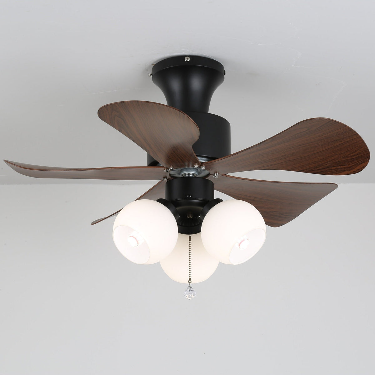 Rinania ventilador de techo con luz Vintage de madera