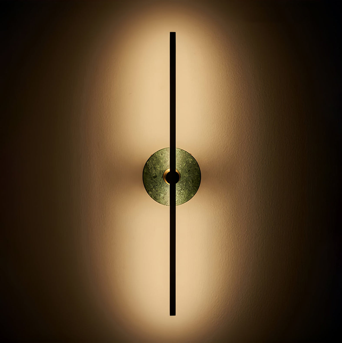 Albivine aplique de pared lineal en alabastro
