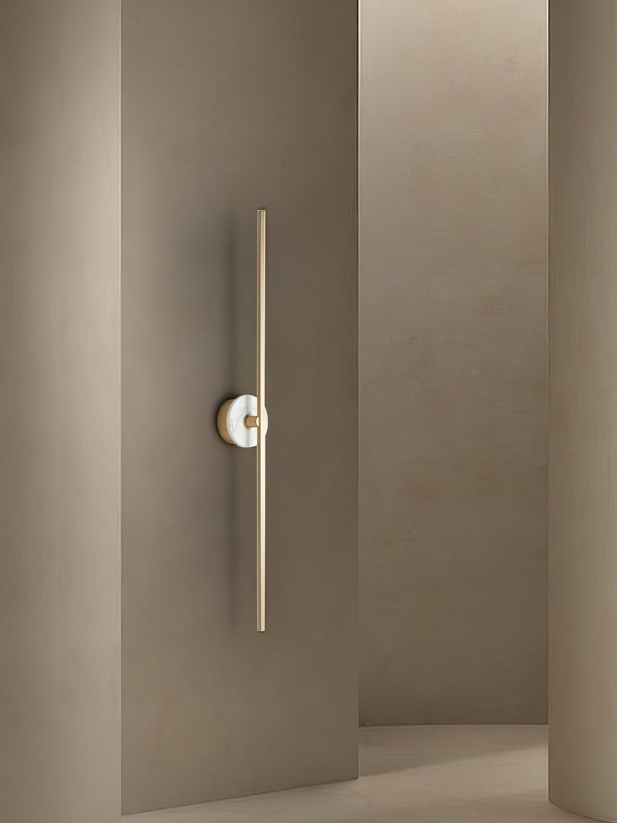 Albivine aplique de pared lineal en alabastro