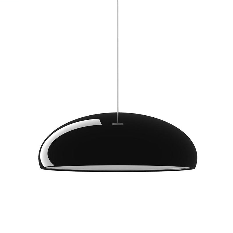Arisha Nordica Doma Metal/Acrílico Lámpara Colgante Negra/Blanca