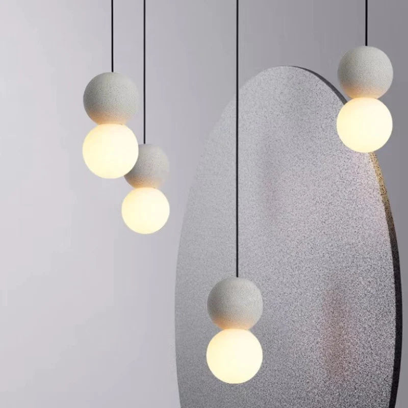 Avi Moderna LED Lámpara Colgante Metal Dormitorio