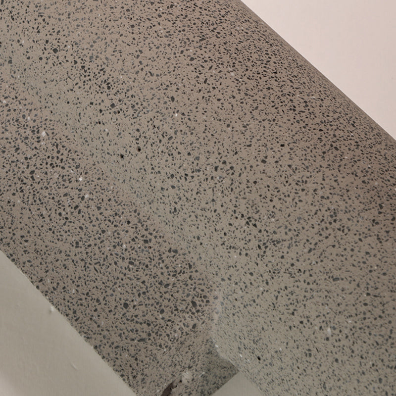 Ray Moderno Cilíndrico Cemento/Acrílico Aplique de Pared Exterior Negro/Blanco