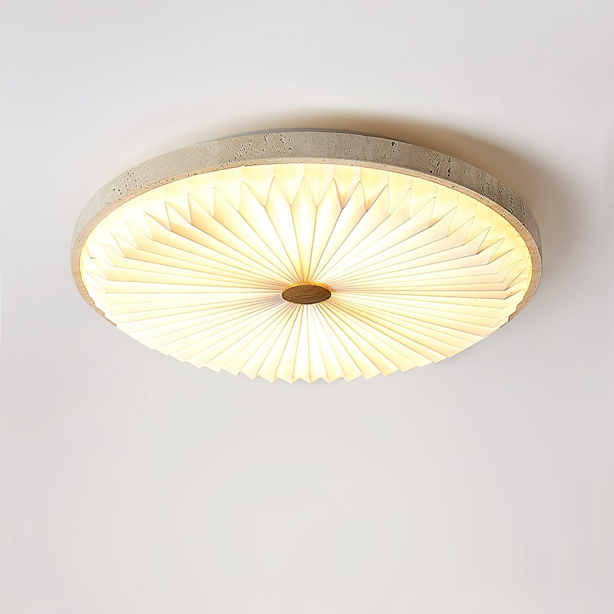 Ciloraris lámpara de techo texturizada en travertino